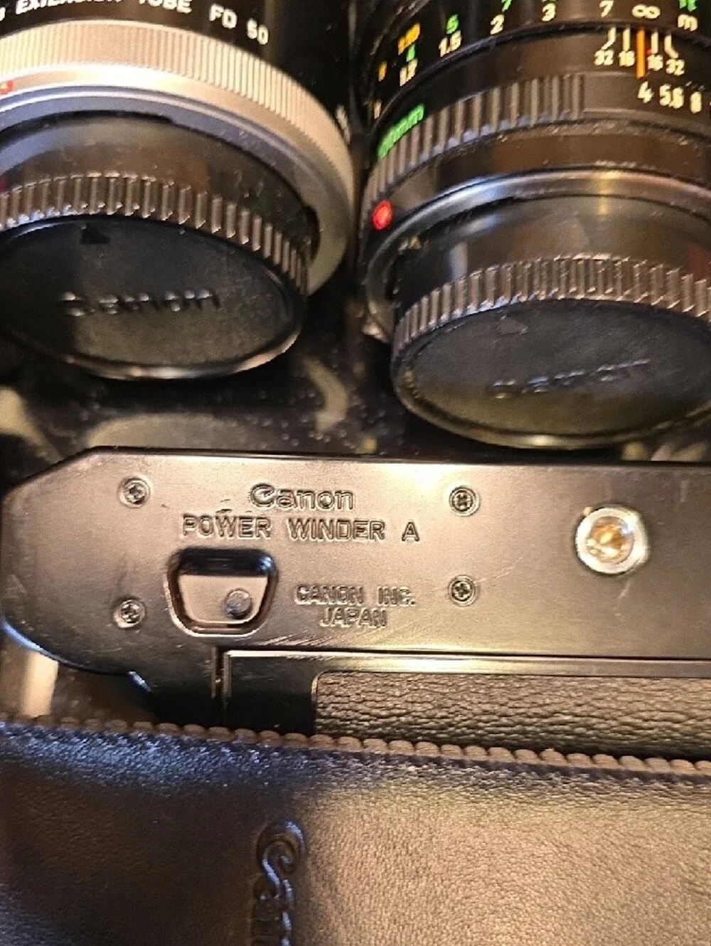 Canon FD100mm f/4 Camera Kit with Black and Silver Bodies & Lenses Vintage